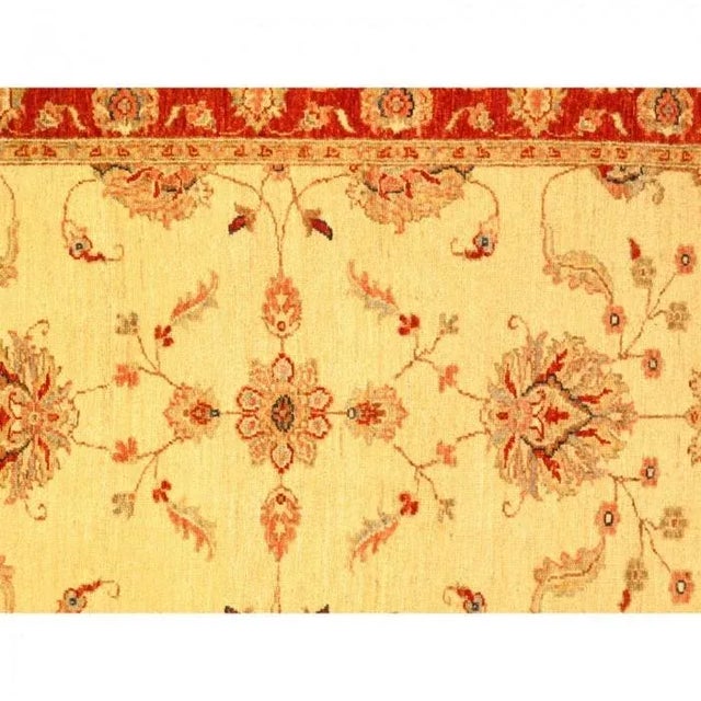 Original Afghan Oushak Design Rug. Handmade Hand-knotted Very Practical for High Traffic Hand-Spun Lamb's Wool on a Cotton...