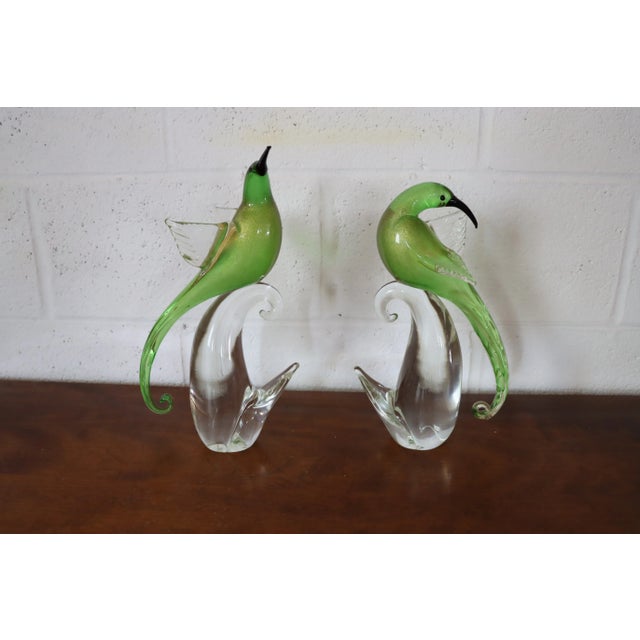 Murano Glass Birds-Pair For Sale - Image 10 of 10