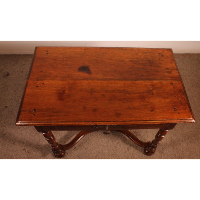 17th Century Louis XIV Writing Table in Walnut For Sale - Image 12 of 14