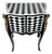 1960s Unique Louis XV Courtly Checkered Side Table For Sale
