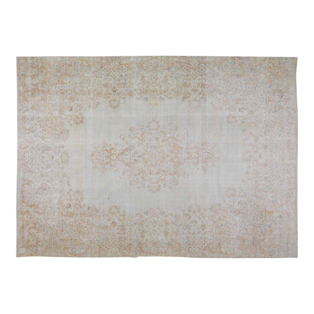 Vintage Knotted Wool Rug, 9'8''x13'7'' For Sale