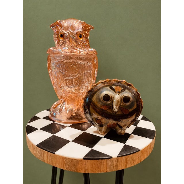 Attributed to Jorge Wilmot – Signed Tonalá Studio Pottery Owl Sculpture, Mexico, C. 1970s For Sale - Image 6 of 9