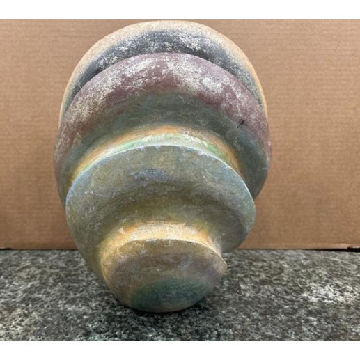 Late 20th Century Hollywood Props Organic Modern Nautilus Shell-Form Wood Sculpture For Sale - Image 5 of 5