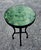 14" Mini Moroccan Mosaic Accent Table – Tamegroute Green Tile Top For Sale In Orlando - Image 6 of 11