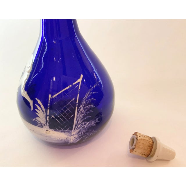 Late 19th Century Mary Gregory Glass Bottle For Sale - Image 10 of 13