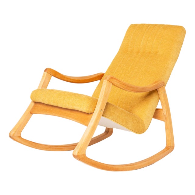 Czech Rocking Chair attributed to Ton, 1960s For Sale