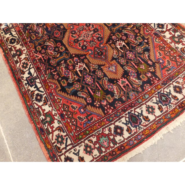 Mid 20th Century Hand Knotted Persian Rug For Sale - Image 10 of 11