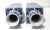 Blue & White Silk Road Style Vases - a Pair For Sale In West Palm - Image 6 of 9
