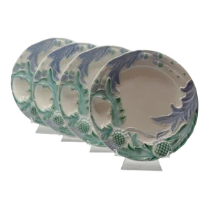 French Asparagus Plates - Set of Four