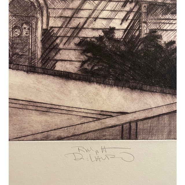 Raffael DiLauro American Skyline Etching Artist Proof For Sale - Image 4 of 6