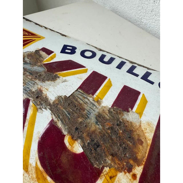 Curved Enamel Plaque from Kubor, 1930s For Sale - Image 18 of 18