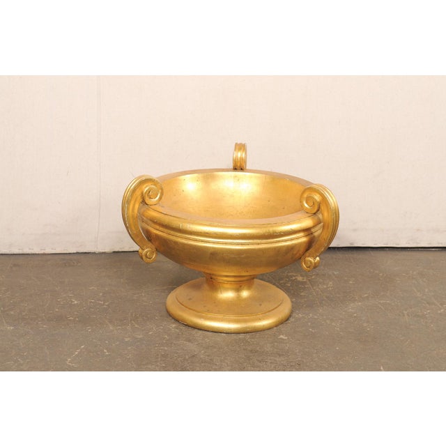 Mid 20th Century Mid 20th Century Italian Giltwood Neoclassical Style Urn For Sale - Image 5 of 10