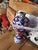 Vintage Cloisonné Enamel Meiping Vase – Dragon & Phoenix Motif, With Box & Stand For Sale In Los Angeles - Image 6 of 9
