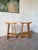 Japanese Style Pine Stools, Scandinavia, 1950s, Set of 2 For Sale - Image 16 of 18
