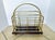 English Victorian Brass Wood Newspaper Magazine Rack For Sale In Palm Springs - Image 6 of 18