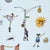 Contemporary SAMPLE - Schumacher x The New Yorker Joana Avillez's Street Scenes Wallpaper In Multicolor On Sky Blue For Sale - Image 3 of 5