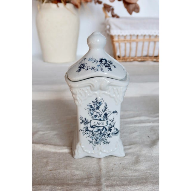 1950s Vintage Spice Jars from Royal Delft, 1950s, Set of 5 For Sale - Image 5 of 9