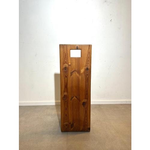 Brown Vintage Brutalist Bar Stools, 1970s, Set of 3 For Sale - Image 8 of 9