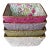 Boho Chic Set of 4 Ceramic Travertine Style Stoneware Bowls; Wm Morris "Golden Lily" Resin Finish, Food-Safe for Dips, Bath, Vanity, Desk 6x4.5x3.5 For Sale