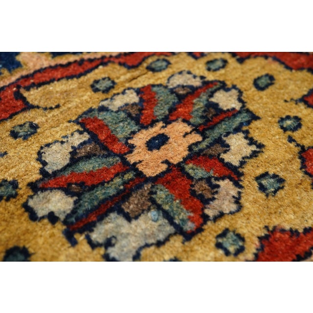 Antique Mohajeran Sarouk Rug 9'5'' X 13'5'' For Sale - Image 9 of 10