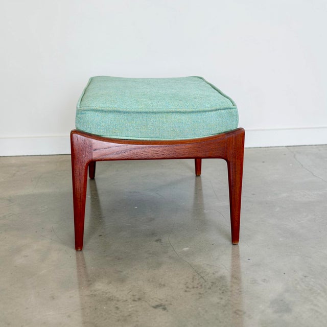 Ib Kofod-Larsen Teak Reclining Lounge Chair & Ottoman for Selig For Sale - Image 15 of 17