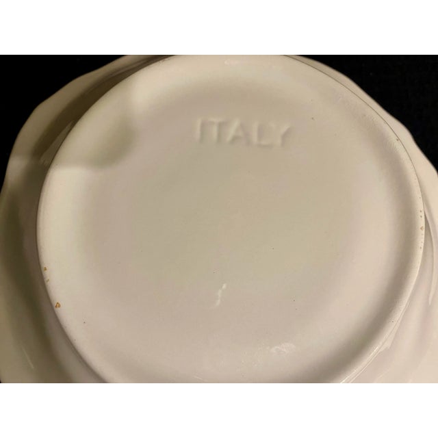 1970s 1970s Italian Creamware Fruit Bowl For Sale - Image 5 of 6