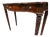 Maitland Smith Flame Mahogany Federal Style Console Table For Sale