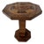 Late 20th Century Italian Octagonal Marquetry Side Table For Sale