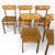 Yellow Vinyl Butterfly Back Dining Chairs, 1950s, Set of 6 For Sale - Image 6 of 7