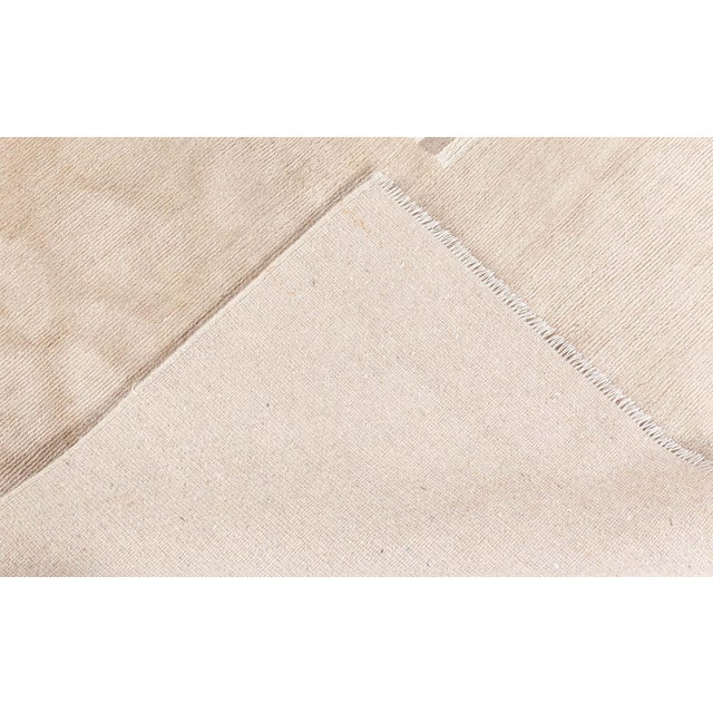 Early 21st Century Art Deco Contemporary Beige Silk Runner "Enfilade" by Doris Leslie Blau For Sale - Image 5 of 6