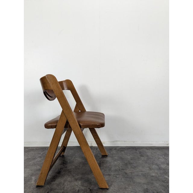 Italian Wood Dining Chairs, Set of 6 For Sale - Image 5 of 7