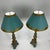 1950s Florentine Gilt Wood Table Lamps With Matching Hand Painted Shades - a Pair For Sale - Image 10 of 10