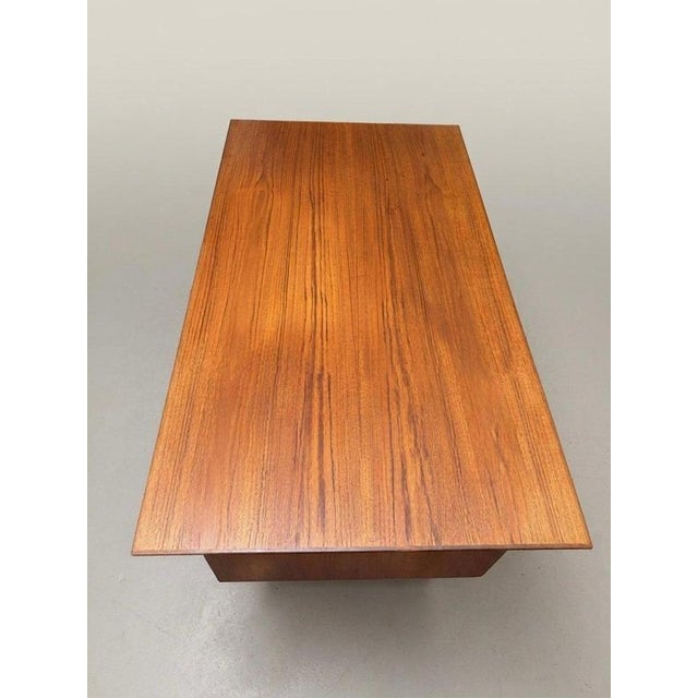 Wood Mid Century Danish Teak Desk, 1960s For Sale - Image 7 of 8