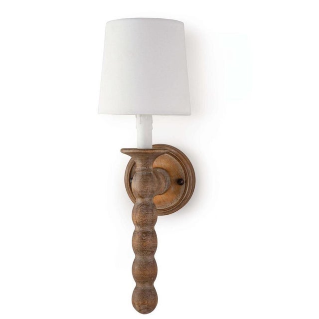 Wood Coastal Living Perennial Sconce, Natural For Sale - Image 7 of 7