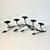Diego Giacometti 1980s Vintage Italian Brutalist Giacometti Style Tabletop Candelabra - 5 Taper Cups. For Sale - Image 4 of 12