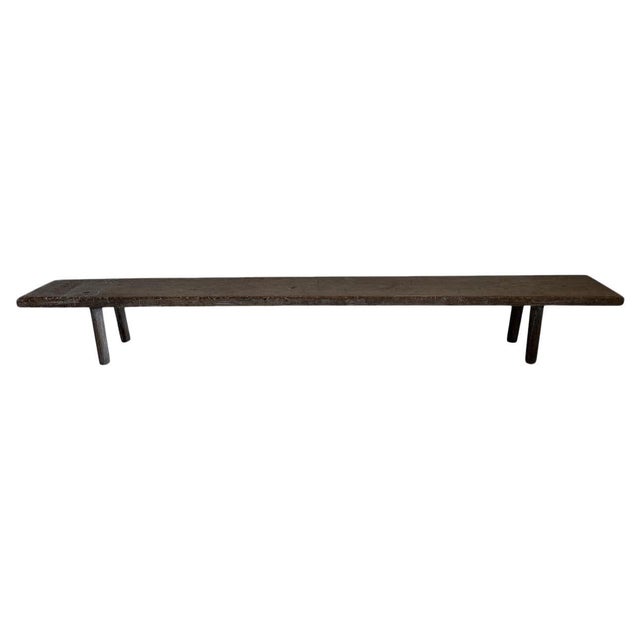 Andrianna Shamaris Teak Wood Long Bench For Sale - Image 15 of 18