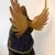 Late 20th Century Late 20th Century Tall Fabric Mâché Christmas Angel With Gold Metal Wings For Sale - Image 5 of 10