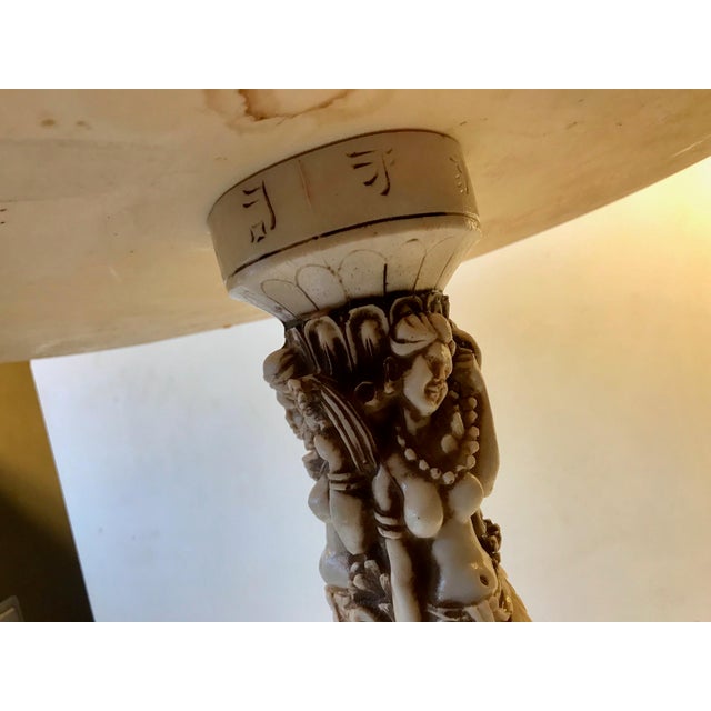 Vintage Faux Ivory Opium Table, 1960s For Sale - Image 13 of 14