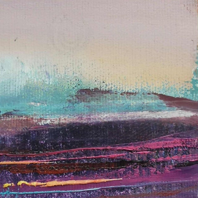 Barbara Hubert, Miniature Landscape V, 2025, Oil on Canvas For Sale - Image 4 of 4