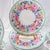 Crown Staffordshire fine bone china // springtime floral hand-painted design // floral fine china // made in England // colorful palette For Sale In Kansas City - Image 6 of 10