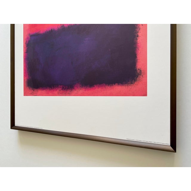 Mark Rothko Vintage Abstract Expressionist Lithograph Print Framed Modernist Fine Art Poster " Untitled " 1960-1961 For Sale - Image 15 of 16