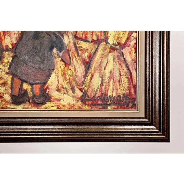 Oil on canvas. Signed and dated lower right. Painting titled by the artist "Flemish Harvest". Perfect condition....