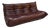 Michel Ducaroy “Togo” Three-Seat Sofa in Deep Brown Leather for Ligne Roset For Sale