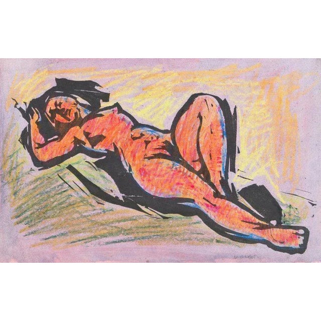 'Reclining Nude' by Wedo Georgetti, California Fauve Post-Impressionist, deYoung Museum For Sale - Image 9 of 9