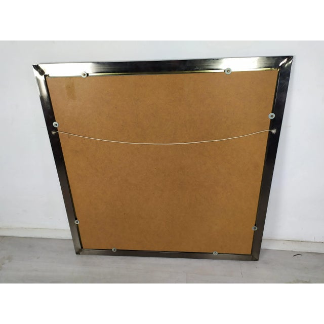 Vintage Brass Mirror, 1970s For Sale - Image 14 of 15