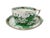 Indian Basket Green Pattern Porcelain Tea Service for 12 from Herend, Hungary, 1930s, Set of 27 For Sale - Image 14 of 15