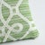 Contemporary Schumacher Ziz Embroidery 18" Pillow in Green & White For Sale - Image 3 of 4