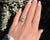 Antique ring circa 1900 crafted in 18-carat gold (750/1000) and platinum. It features an old-cut diamond of approximately...