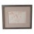 Luigi Bosa Sepia Ink Drawing Venetian Gondolas 1961 For Sale