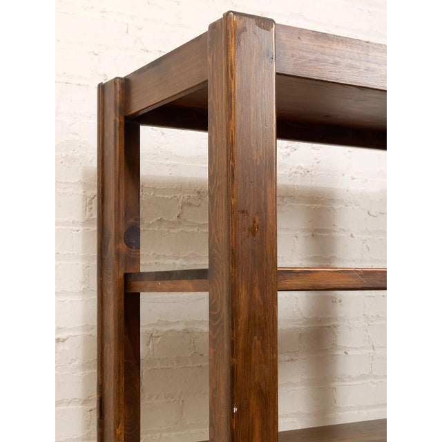 Wood Vintage Solid Pine Shelf For Sale - Image 7 of 7